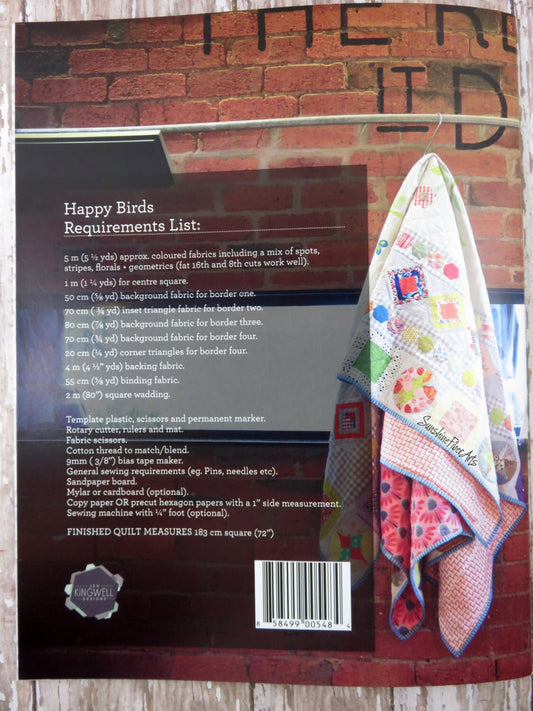 Happy Birds Quilt Pattern - Jen Kingwell - Jen Kingwell Designs - JKD 5484