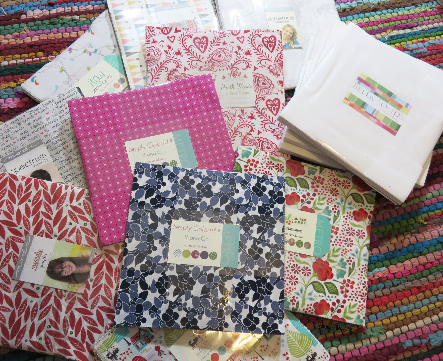 Mélange à Gâteaux Recette #8 - Motif de Quilt - Compatible avec les Couches de Gâteaux (Layer Cakes) - Miss Rosie's Quilt Company - CM8