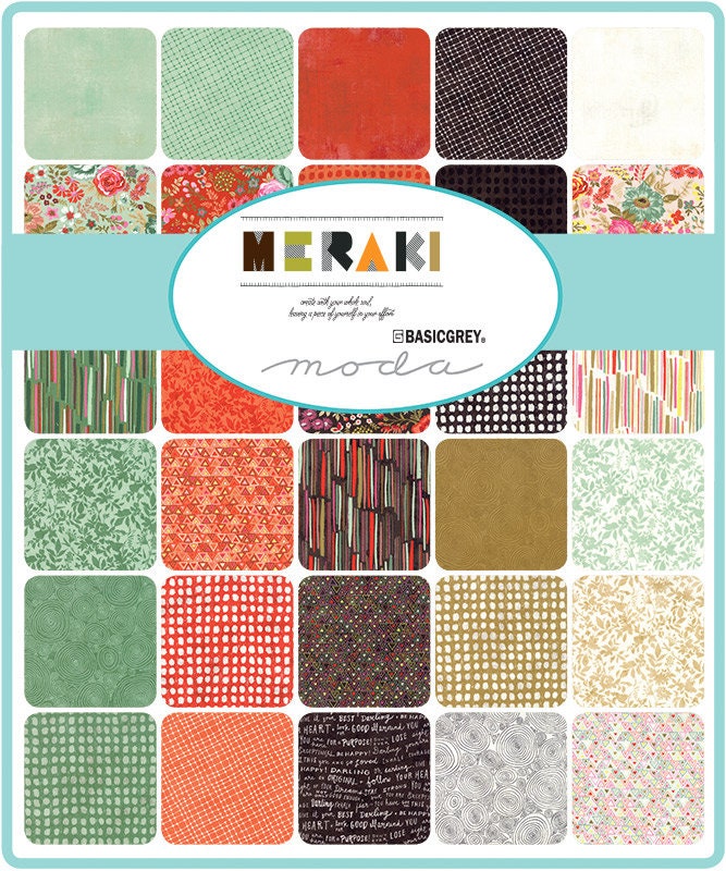 SALE!! Meraki - BasicGrey - Moda - 40 Pieces - 2.5" Strips - Jelly Roll - 30490JR