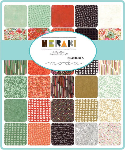 SALE!! Meraki - BasicGrey - Moda - 42 Pieces - 10" Squares - Layer Cake - 30490LC