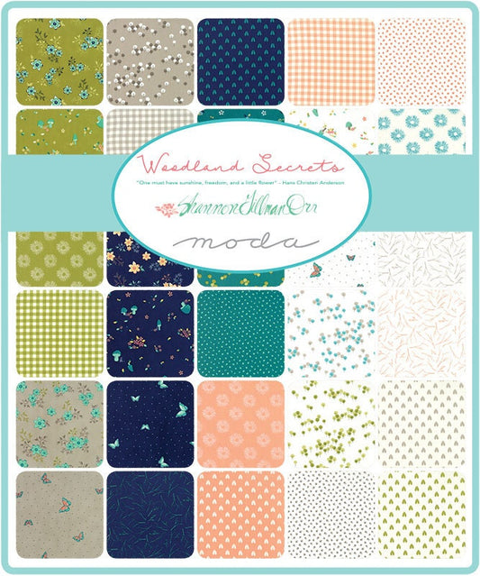 SALE!! Woodland Secrets - Shannon Gillman Orr - Moda - 42 pieces - 10" Squares - Layer Cake - 45520LC
