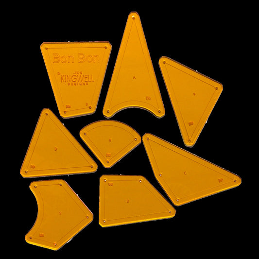 Bon Bon - Tempter Templates - Jen Kingwell - Acrylic Templates - JKD 5408