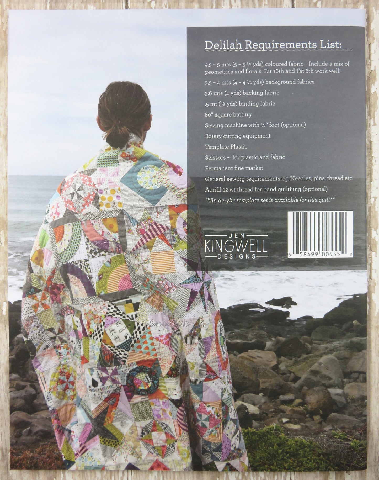 Patron de courtepointe Delilah - Jen Kingwell Designs - JKD 5552
