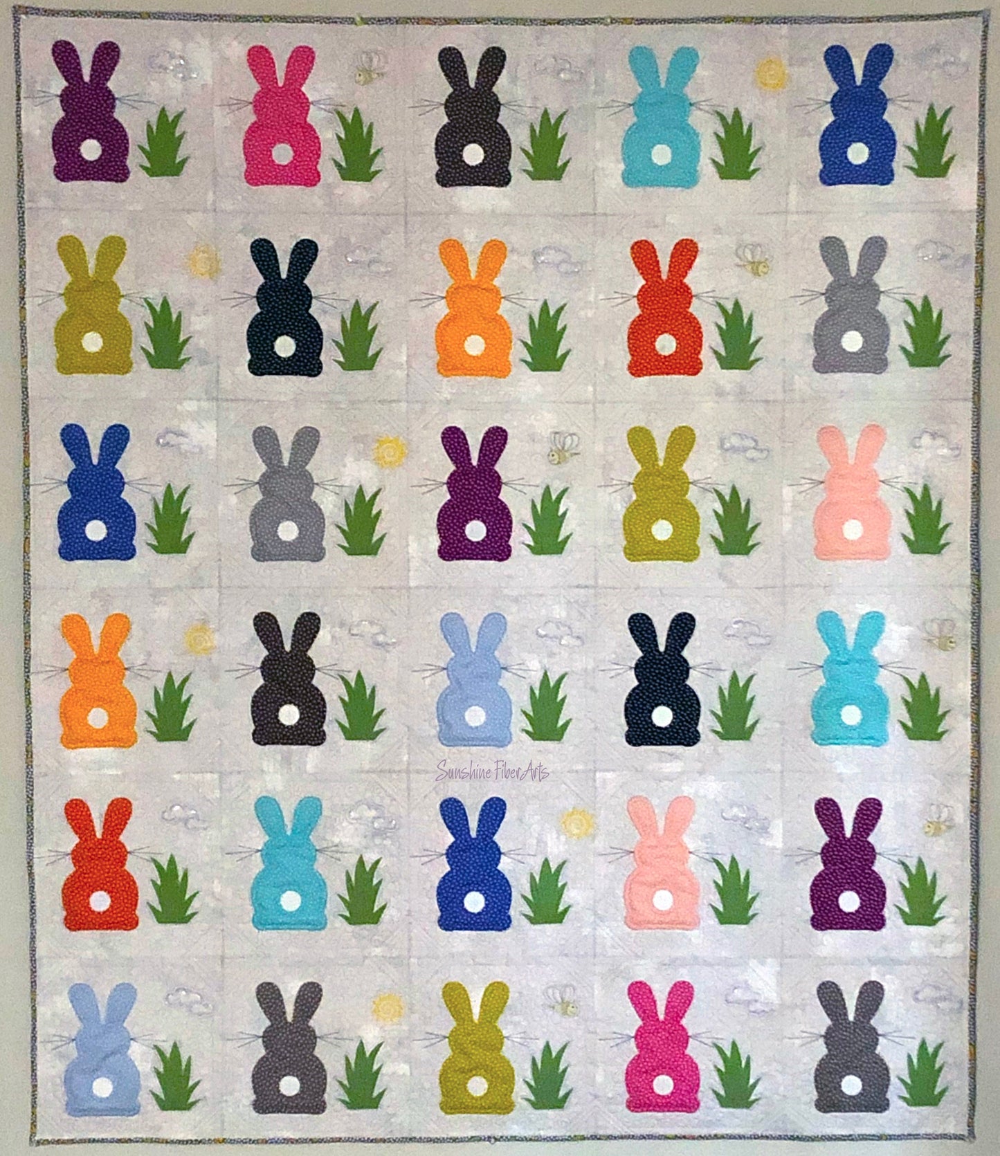 Stencil - Bunny - Sunshine Fiber Arts - SFA1000