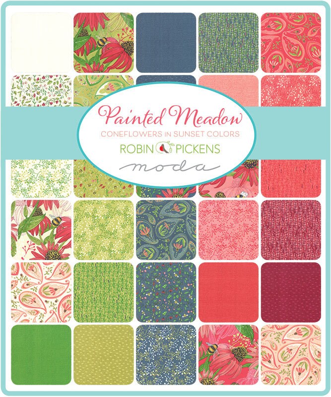 Beanstalk Quilt Pattern - Painted Meadow - Robin Pickens - Moda - RPQP B125