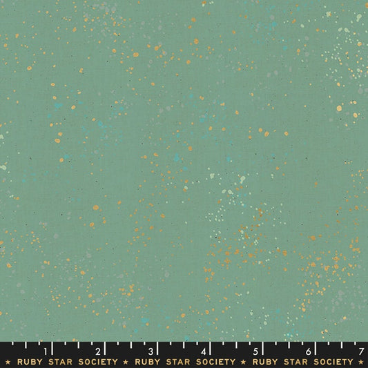 SALE!! 1/2 Yard - Speckled Metallic - Soft Aqua - Rashida Coleman Hale - Ruby Star Society - Fabric Yardage - RS5027 70M
