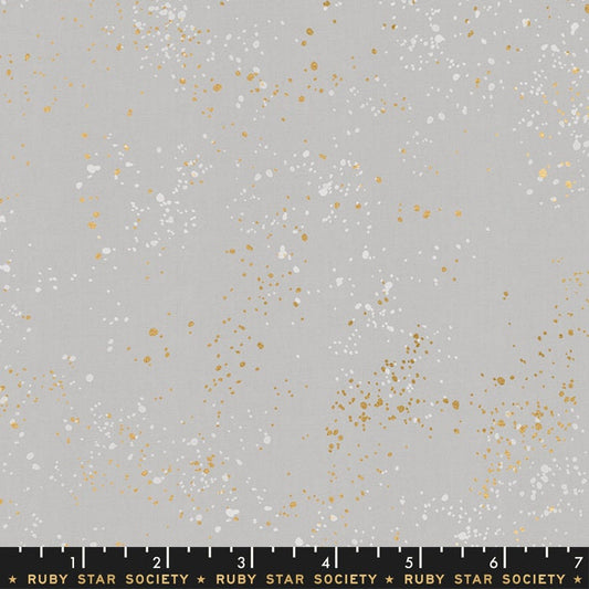 SALE!! 1/2 Yard - Speckled Metallic - Dove - Rashida Coleman Hale - Ruby Star Society - Fabric Yardage - RS5027 59M