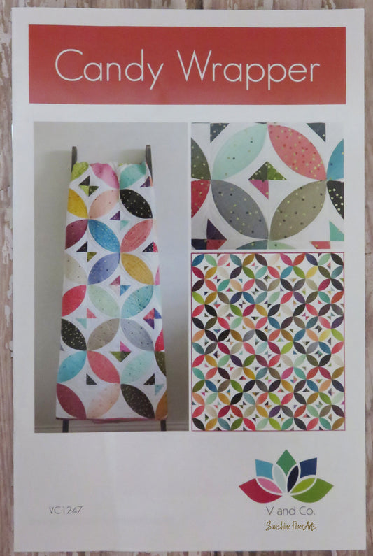 SALE!! Candy Wrapper Quilt Pattern - Moda - V and Co - Vanessa Christenson - VC 1247 - Ombre Confetti Metallic