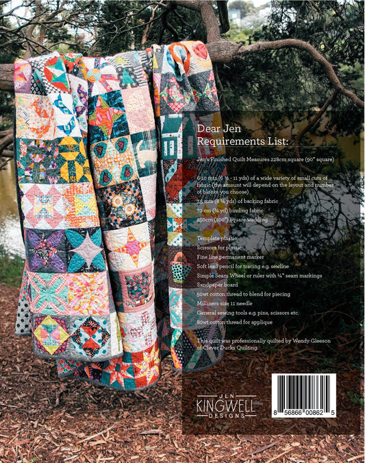 Dear Jen Quilt Pattern - Jen Kingwell - Jen Kingwell Designs - JKD 8625