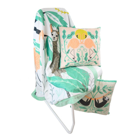 SALE!! Zoology Snuggles Panel with Pillows - Gingiber - Stacie Bloomfield - Moda - 48301 11SN