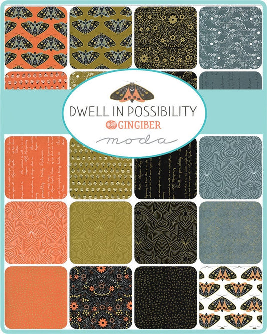 SALE!! Dwell in Possibility - Gingiber - Stacie Bloomfield - Moda - Fat EIGHTH Bundle - 48310F8