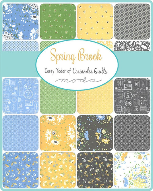 SOLDES !! Spring Brook - Cory Yoder - Little Miss Shabby - Moda - 40 Pièces - Honeybun - 29110HB