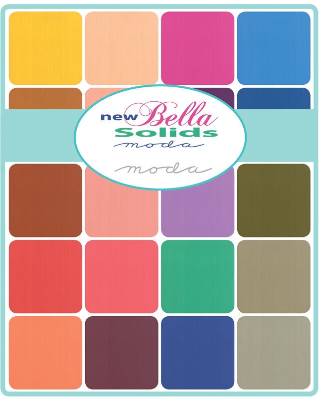 SALE!! 1/2 Yard - Bella Solids - Moda Classic - Clementine - Moda - Fabric Yardage - 9900-209