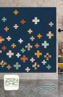 Pluses Quilt Pattern - Zen Chic - Brigitte Heitland - Moda - ZC PLQP
