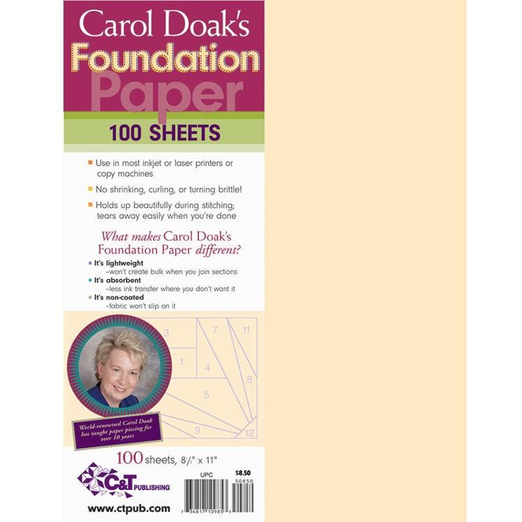 Papier de fondation - Carol Doak - 10985