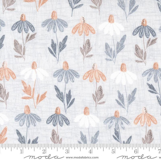 1/2 Yard - Chirp - Daisy Field - Mist - Elena Amo - Moda - Fabric Yardage - 39031 29