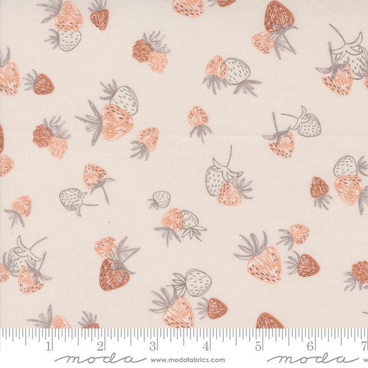 1/2 Yard - Chirp - Sweet Memories - Cloud - Elena Amo - Moda - Fabric Yardage - 39032 11