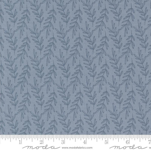 1/2 Yard - Chirp - Leaf Me Here - Raincloud - Elena Amo - Moda - Fabric Yardage - 39035 20