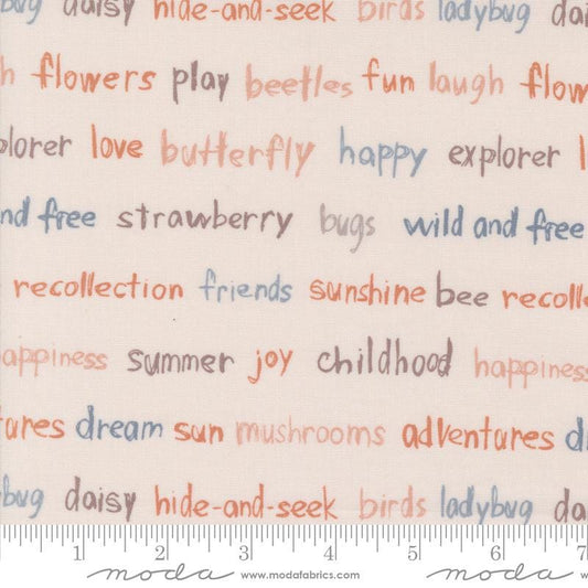 1/2 Yard - Chirp - Recollections - Raincloud - Elena Amo - Moda - Fabric Yardage - 39036 11