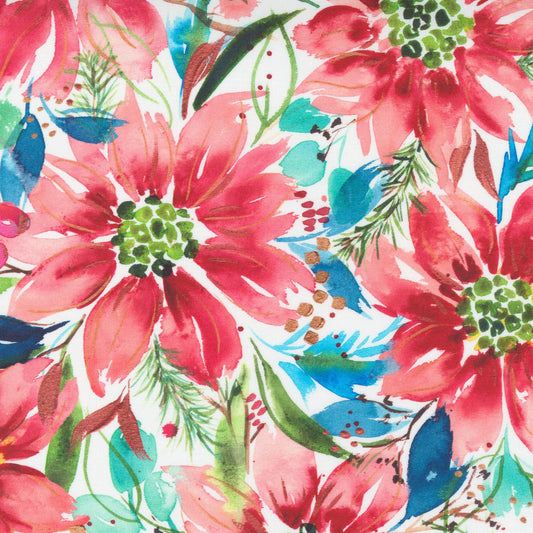 Starflower Christmas - Projet Create Joy - Moda - 42 pièces - Layer Cake - 8480LC