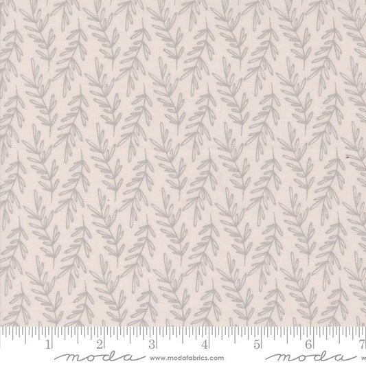 1/2 Yard - Chirp - Leaf Me Here - Cloud - Elena Amo - Moda - Fabric Yardage - 39035 11