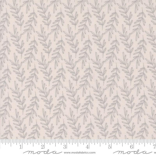 1/2 Yard - Chirp - Leaf Me Here - Cloud - Elena Amo - Moda - Fabric Yardage - 39035 11
