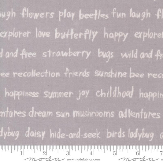 1/2 Yard - Chirp - Recollections - Dove - Elena Amo - Moda - Fabric Yardage - 39036 15