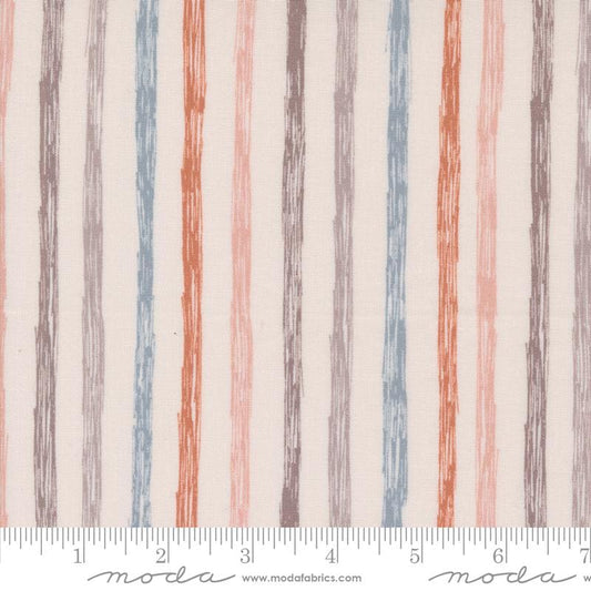 1/2 Yard - Chirp - Just Stripes - Cloud - Elena Amo - Moda - Fabric Yardage - 39037 11