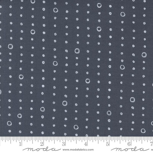 1/2 Yard - Chirp - Dots and Circles - Twilight - Elena Amo - Moda - Fabric Yardage - 39038 22