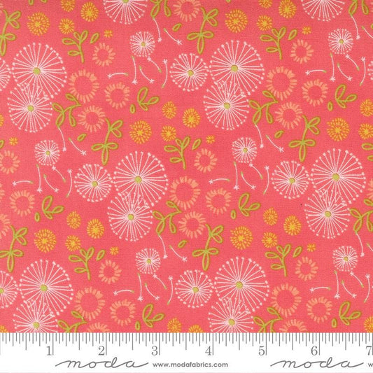 1/2 Yard - Dandi Duo - Coral - Robin Pickens - Moda - Fabric Yardage - 48752 15