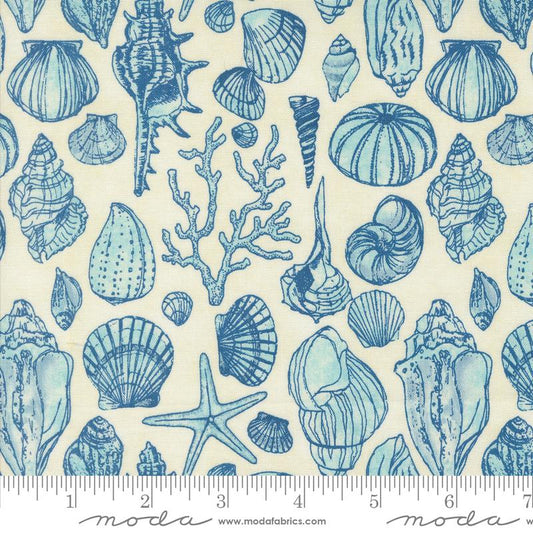 1/2 Yard - Serena Shores - Cloud - Robin Pickens - Moda - Fabric Yardage - 48774 11