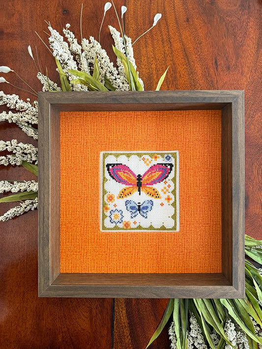 Butterfly Blooms Cross Stitch KIT - Robin Pickens - Moda - KITCS104