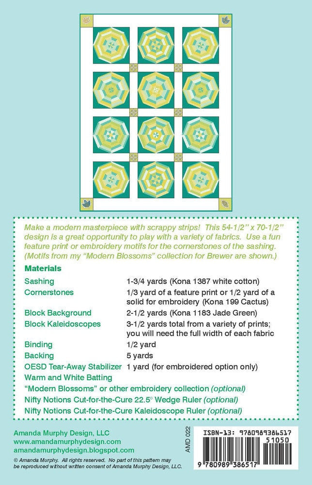SALE!! Whirl Quilt Pattern - Amanda Murphy - Amanda Murphy Design - AMD 022