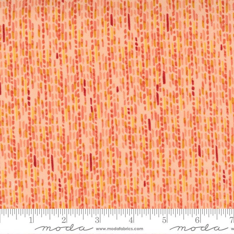 SALE!! 1/2 Yard - Carolina Lilies - Peach - Robin Pickens - Moda - Fabric Yardage - 48705 14