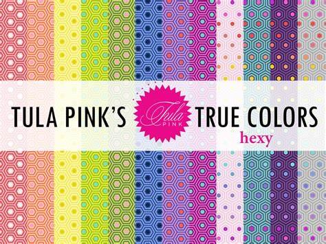 1/2 Yard - Tula's True Colors - Hexy Rainbow - Peacock - Tula Pink - FreeSpirit - Fabric Yardage - PWTP151.PEACOCK