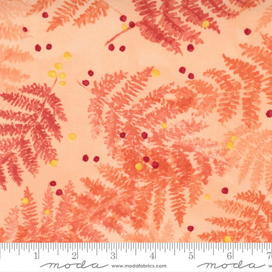SALE!! 1/2 Yard - Carolina Lilies - Peach - Robin Pickens - Moda - Fabric Yardage - 48702 14