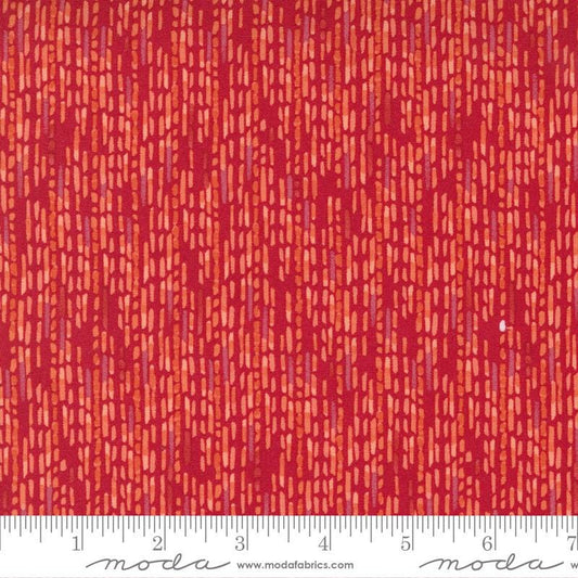 SALE!! 1/2 Yard - Carolina Lilies - Red - Robin Pickens - Moda - Fabric Yardage - 48705 12