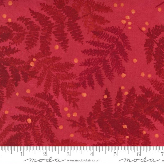 SALE!! 1/2 Yard - Carolina Lilies - Ruby - Robin Pickens - Moda - Fabric Yardage - 48702 12