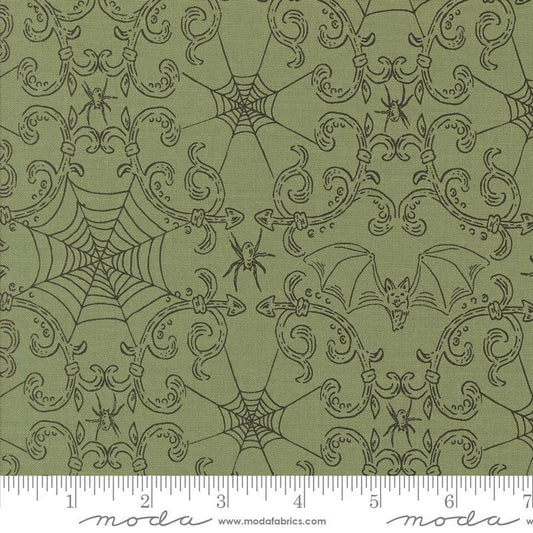 1/2 Yard - Home Sweet Haunt - Moss - Stacy Iest Hsu - Moda - Fabric Yardage - 20917 15