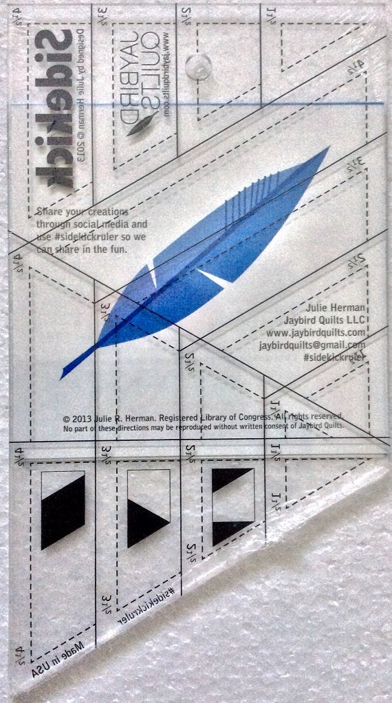 Ruler - Sidekick - Julie Herman - Jaybird Quilts - Moda - JBQ 202