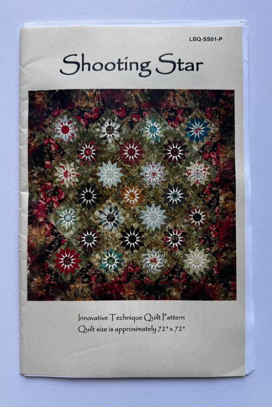 Laundry Basket Quilts Shooting Star Quilt Kit - 72 x 72 - Pattern + Acrylic Templates - Precut & Yardage Fabric