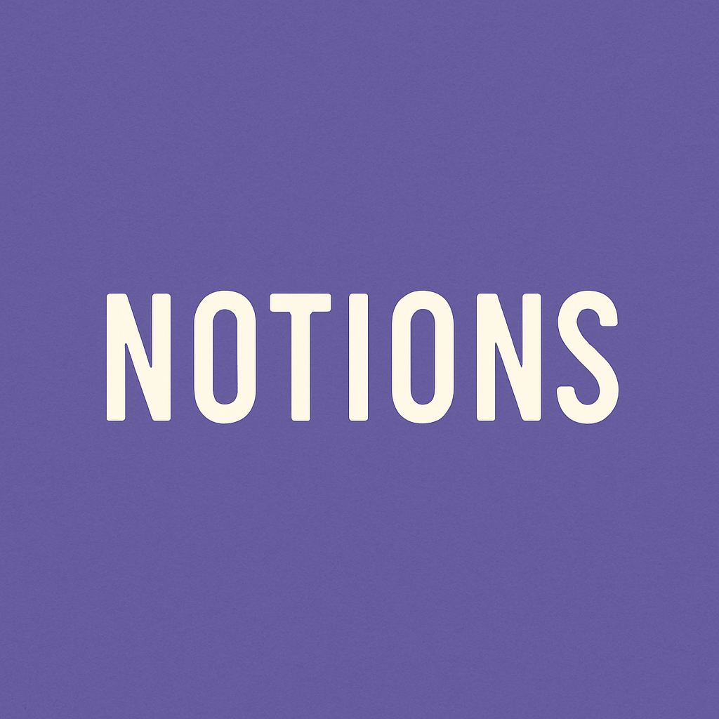 Notions