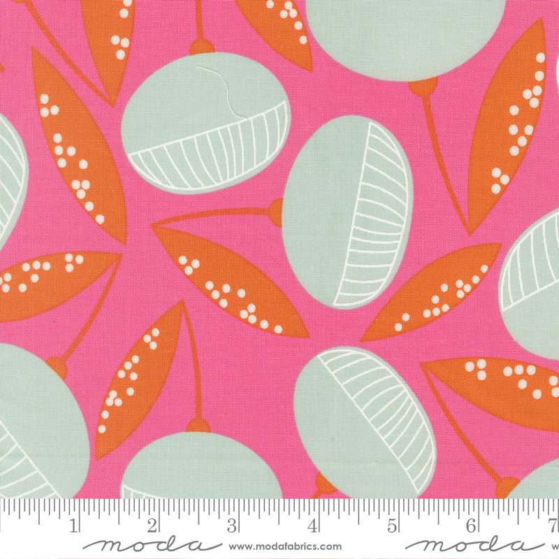 The 1|2 Yard - Balisong - Hibiscus - Zen Chic - Moda - Fabric Yardage - 11660 14