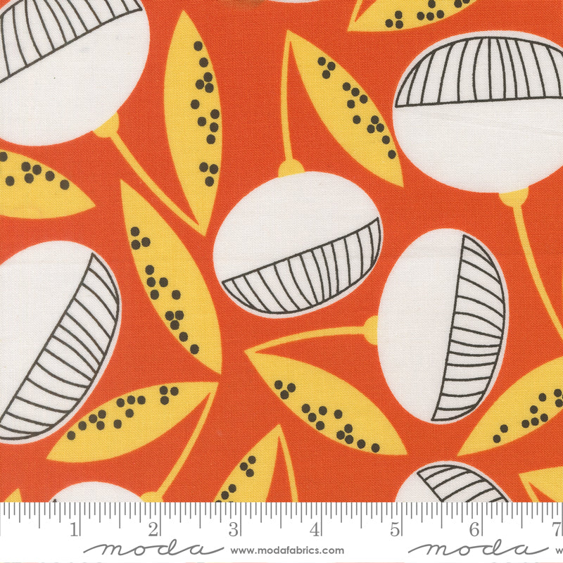 1/2 Yard - Balisong - Papaya - Zen Chic - Moda - Fabric Yardage - 11660 16