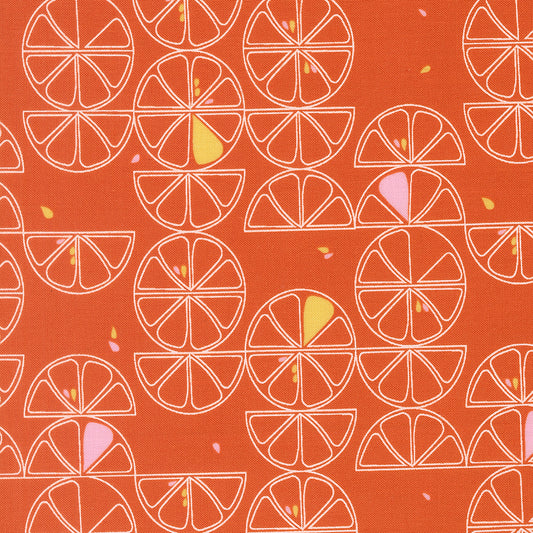 1/2 Yard - Balisong - Papaya - Zen Chic - Moda - Fabric Yardage - 11661 16