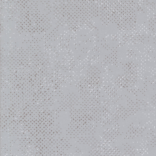 1/2 Yard - Spotted - Silver - Zen Chic - Moda - Fabric Yardage - 1660 247