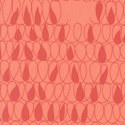 1/2 Yard - Simply Cozy - Coral - Zen Chic - Moda - Fabric Yardage - 1891 14