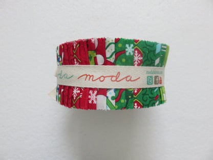 Ho Ho Ho - Deb Strain - Moda - 40 Strips - Jelly Roll - 19700JR