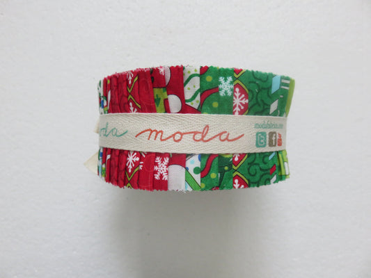 Ho Ho Ho - Deb Strain - Moda - 40 Strips - Jelly Roll - 19700JR