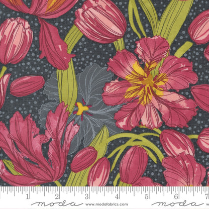 1/2 Yard - Tulip Tango - Shadow - Robin Pickens - Moda - Fabric Yardage - 48710 14